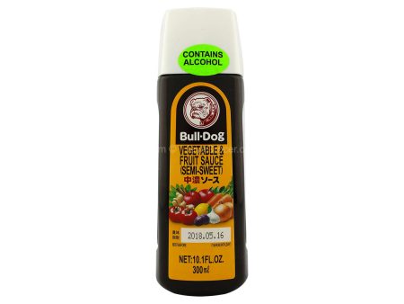 Bull-Dog Vegetable and Fruit Sauce (Semi Sweet) 300ml on Sale