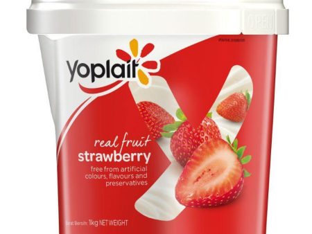 Yoplait Strawberry Yoghurt 1kg Online now