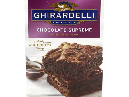 Ghirardelli Chocolate Supreme Premium Brownie Mix 531g on Sale