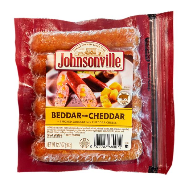 [NON-HALAL] Johnsonvilled Beddar with Cheddar Smoked Sausage 360g Sale