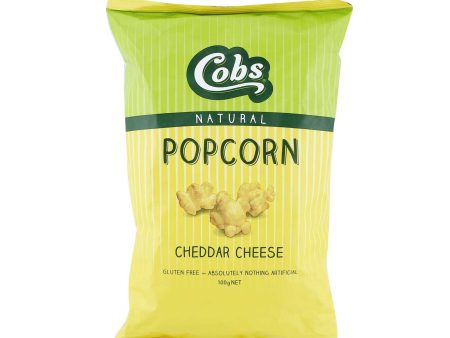 Cobs Natural Popcorn Cheddar Cheese 100g Online now