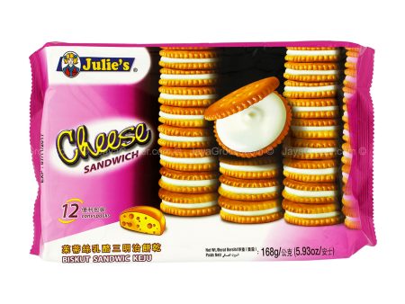 Julie’s Cheese Sandwich Biscuit 168g Fashion