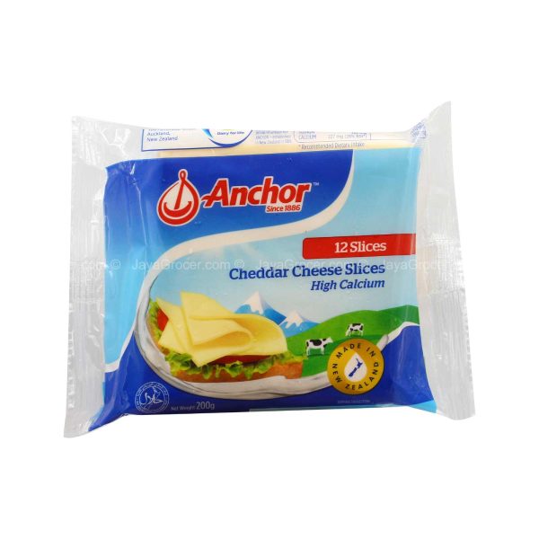 Anchor Cheddar Processed Sliced Cheese 200g For Sale