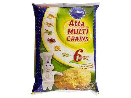 PILLSBURY MULTIGRAIN ATTA 1KG *1 Hot on Sale