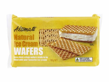 Altimate Ice Cream Wafers Natural 80g Hot on Sale