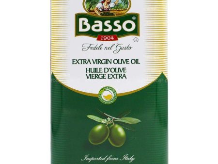 Basso Extra Virgin Olive Oil 3L Online now