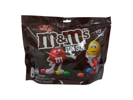 M&Ms Funsize Plain Chocolate Candies 175.5g Online now