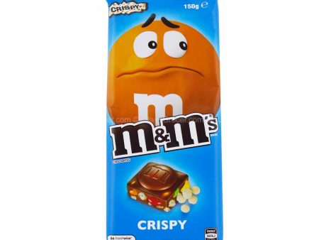 M&M’s Crispy Chocolate Bar 150g Supply