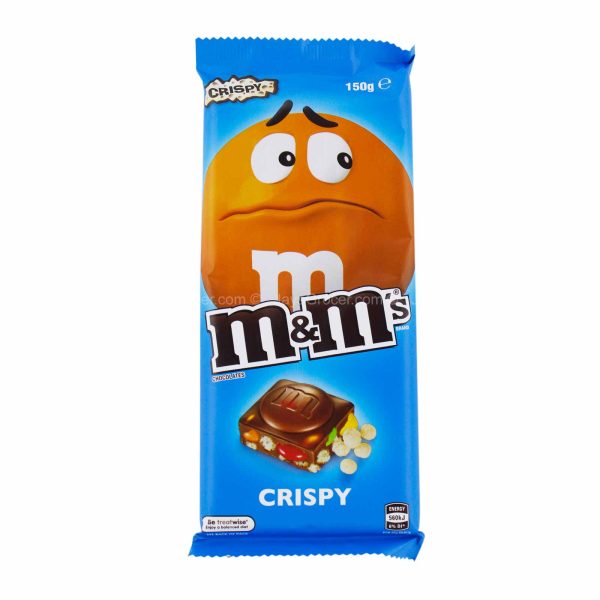 M&M’s Crispy Chocolate Bar 150g Supply