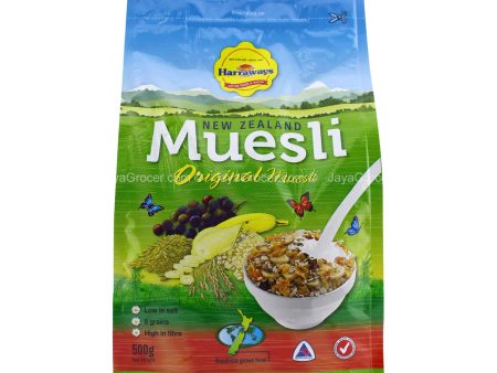 Harraways muesli original 500g For Discount