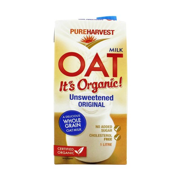 Pure Harvest Organic Unsweetened Oat Milk Original 1L Cheap