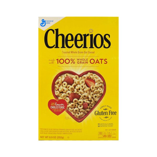 General Mills Cheerios Whole Grain Oats Cereal 252g Hot on Sale