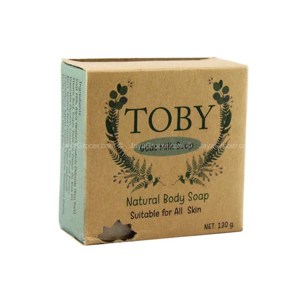 TOBY NAT B SOAP GOAT MILK 130G For Discount