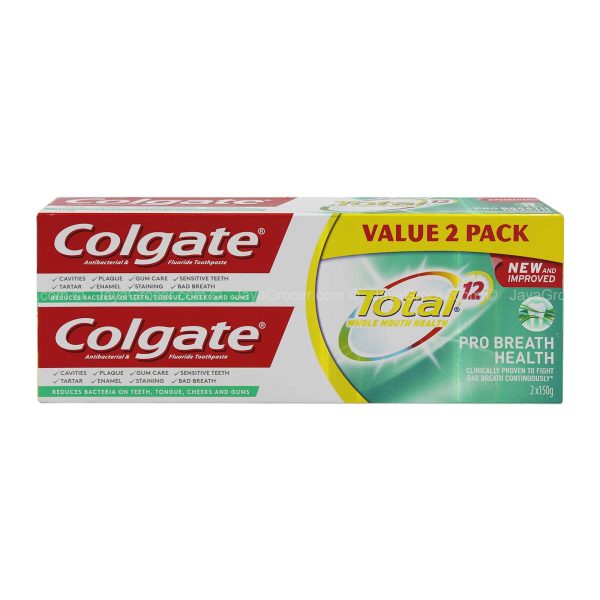 Colgate Total Professional Breath Health Toothpaste 150g x 2 on Sale