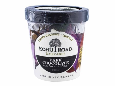 Kohu Road Dairy Free Dark Chocolate Silky Smooth Sorbet 500ml Online now