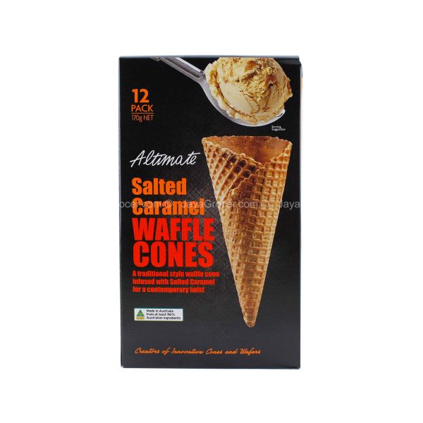 Altimate Salted Caramel Waffle Cones 1 pack Online now