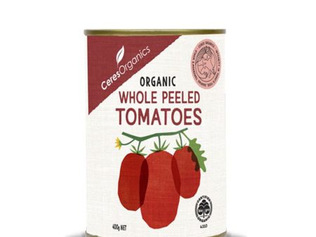 Ceres Organic Whole Peel Tomato 400g For Discount