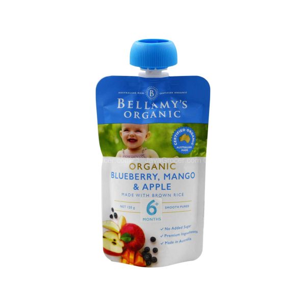 BELLAMYS WET POUCH MIXBERRY&APPLE 120G Online Hot Sale