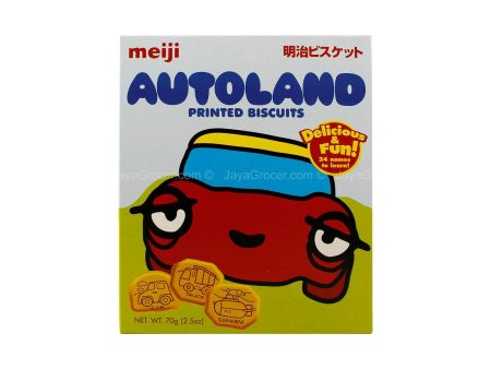 Meiji Autoland Printed Biscuits 70g Hot on Sale