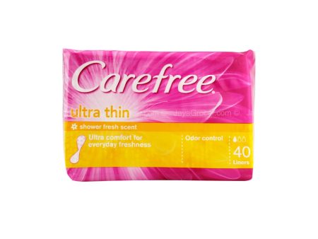 Carefree Ultra Thin Scented Pantiliner 40liners Online Hot Sale