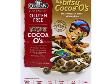 Orgran Gluten Free Itsy Bitsy Kids Cocoa O’s Cereal 300g For Cheap