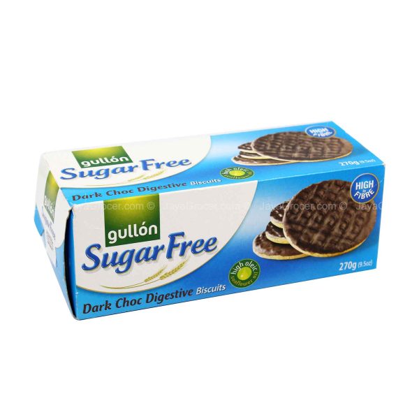 Gullon Sugar Free Dark Choc Digestive Biscuits 270g Supply