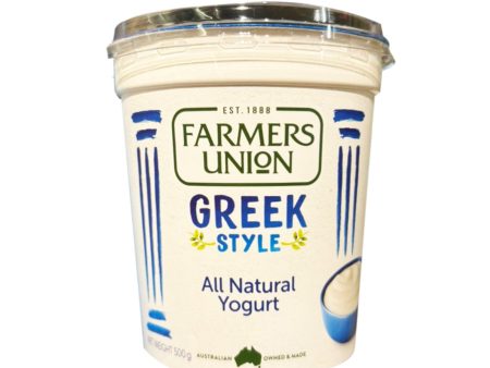 Farmers Union Greek Style Natural Yogurt 500g Online Hot Sale