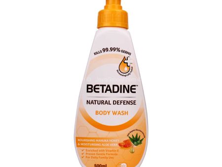 Betadine Nourishing Manuka Honey & Moisturising Aloe Vera Body Wash 500ml For Discount