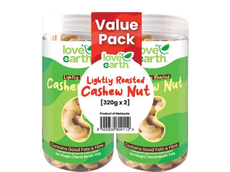 Love Earth Natural Cashew Nut 320g x 2 For Cheap