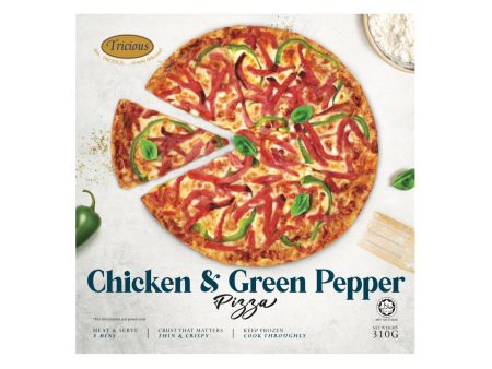 Tricious Chicken and Green Pepper 9.5 Inch Pizza 1pack For Cheap