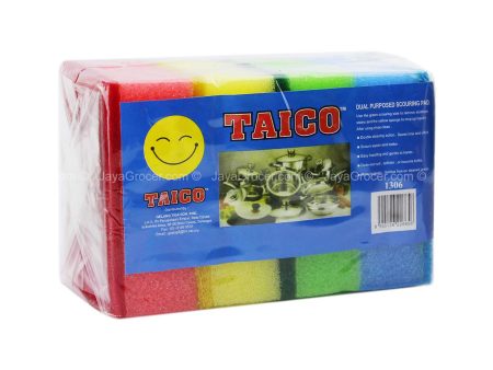 TAICO COLOUR SCOURING PAD 4S 1306** For Discount