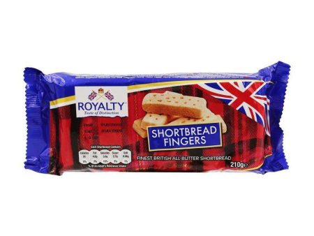 Royalty Shortbread Fingers Biscuits 210g Online