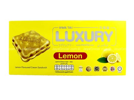 Hwa Tai Luxury Lemon Flavoured Cream Sandwich 120g Online now