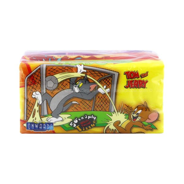 Onwards Tom & Jerry Soft Pack Travel Tissue 50sheets x 2packs Online