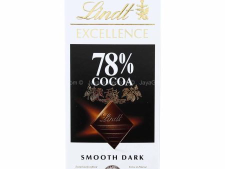 Lindt Excellence Dark 78% Cocoa Chocolate Bar 100g Supply