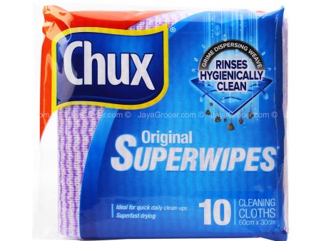 CHUX BRANDS SUPERWIPES REGULAR 10S *1 on Sale