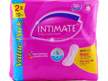 Intimate Day Use Maxi Non Wing Pad 230mm x 40 For Discount