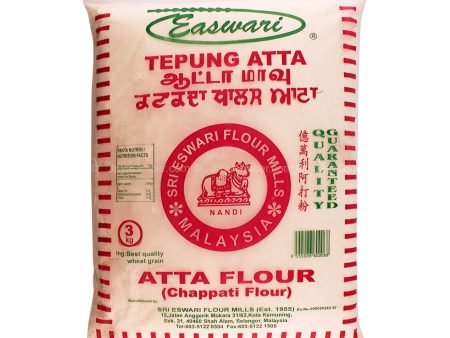 Sri Eswari Flour Mills Atta Flour (Chappati Flour) 3kg Discount