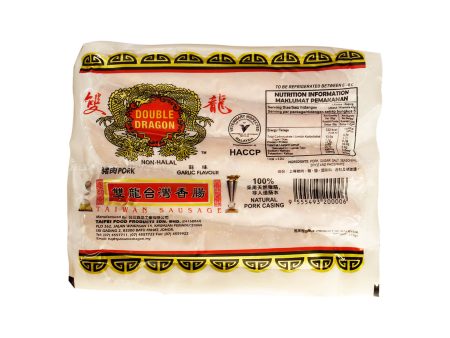 [NON-HALAL] Double Dragon Taiwan Sausage Garlic Flavour 215g Online Sale