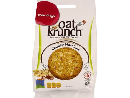 Munchy s Oat Krunch Chuncky Hazelnut Biscuits 390g on Sale