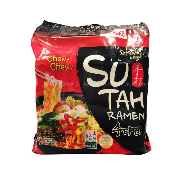 Samyang Sutah Ramen Instant Noodle 120g x 5 Fashion