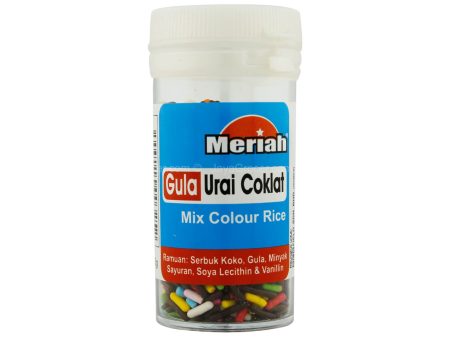 Meriah Mix Colour Rice Cake Topping 25g For Sale