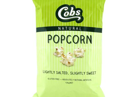 Cobs Natural Popcorn Lightly Salted, Slight Sweet 120g Online