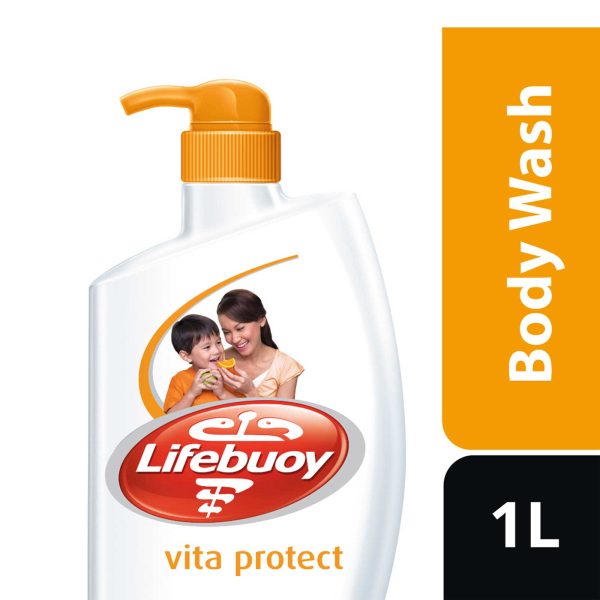 Lifebuoy Vita Protect Antibacterial Body Wash 1L Supply