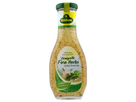 Kuhne Vinaigrette Fine Herbs Salad Dressing 250ml Online now