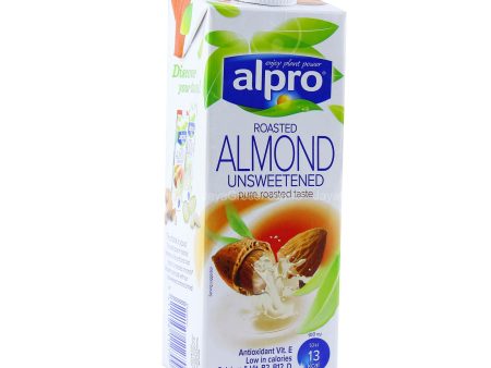 Alpro Roasted Almond Drink Unsweetened 1L Online now