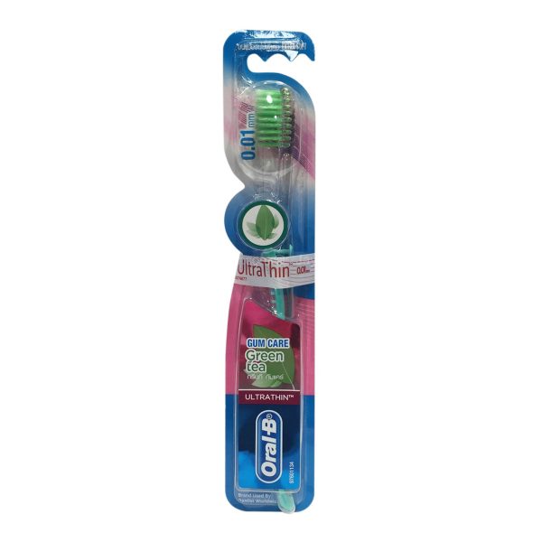 Oral-B Ultrathin Gum Care Green Tea Toothbrush 1pc Online now