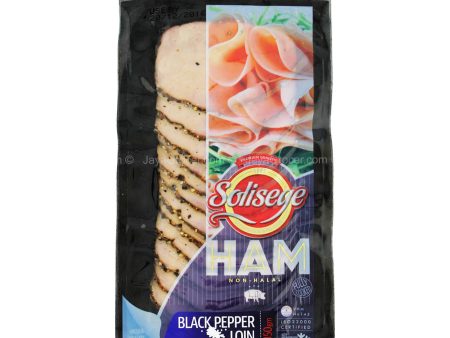 Solisege Black Pepper Loin Ham Slices 150g Online