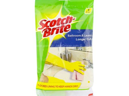 Scotch-Brite Bathroom & Laundry Longer Cuffs Gloves S Size 1set Online now