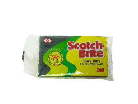 Scotch-Brite Heavy Duty Kitchen Scrub Sponge 1pc For Discount